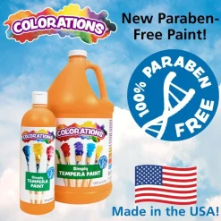 Colorations® Paraben-Free Simply Tempera Paint 16 oz. -Yellow