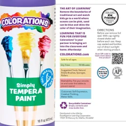 Colorations® Paraben-Free Simply Tempera - 16 oz. Violet