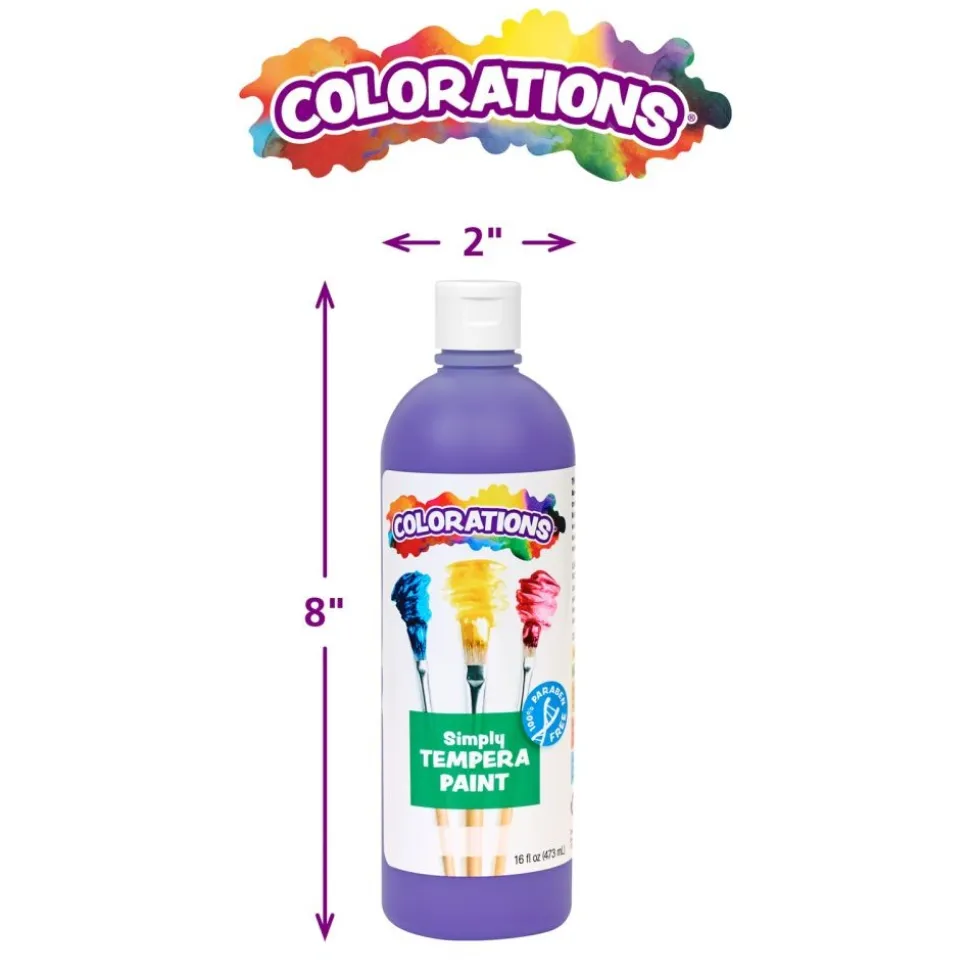 Colorations® Paraben-Free Simply Tempera - 16 oz. Violet