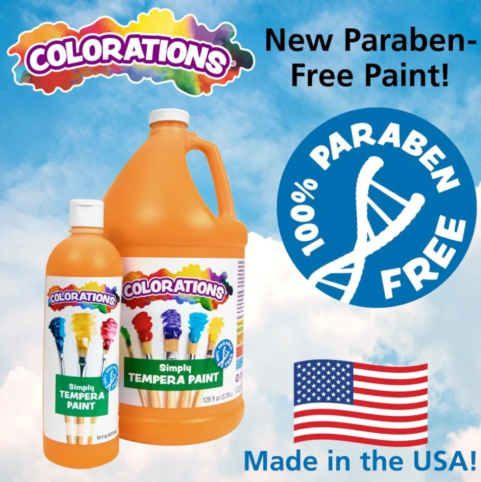 Colorations® Paraben-Free Simply Tempera - 16oz Green