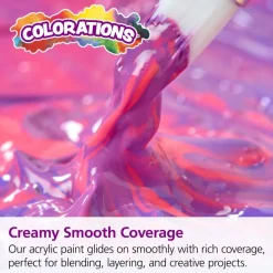 Colorations® Paraben-Free Sphere Acrylic Paint Set - 6 Colors