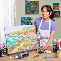 Colorations® Paraben-Free Tropical Acrylic Paint Set - 6 Colors