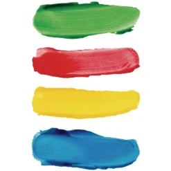 Colorations® Paraben-Free Washable Fingerpaint, 4 Colors, 16 fl oz each