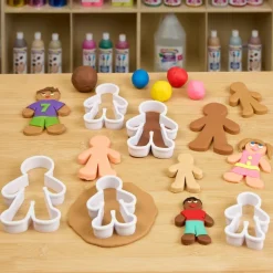 Colorations® People Shape Dough Cutters - Set of 20