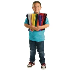 Colorations® 12" Pipe Cleaners - 1,000 Piece Value Pack, 10 colors, 100 Each