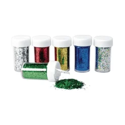 Colorations® Plastic Glitter Pack - Set of 6