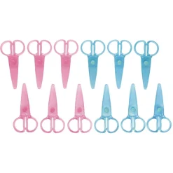 Colorations® Plastic "Won't Cut Hair" Scissors - Set of 12