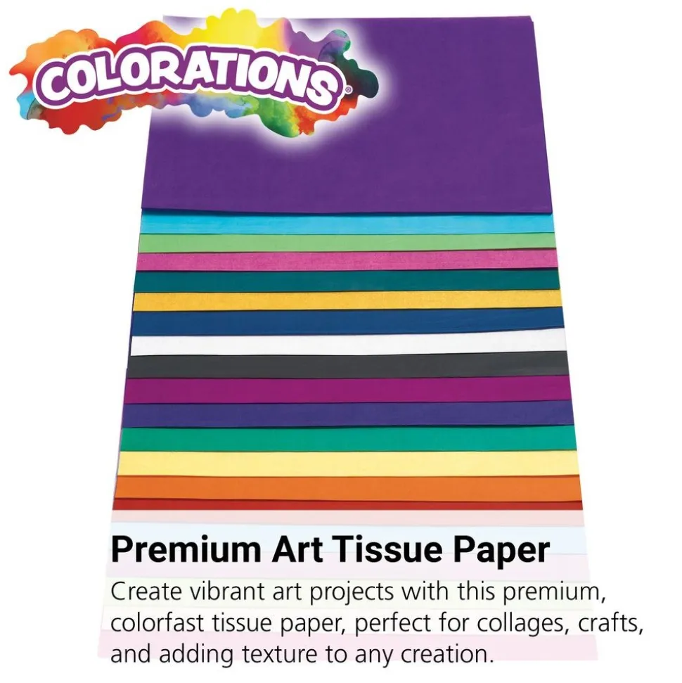 Colorations® Premium Art Tissue Paper - Colorfast, 100 Sheets