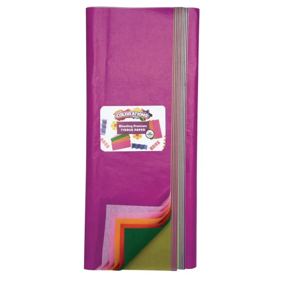 Colorations® Premium Art Tissue Paper - Bleeding, 100 Sheets