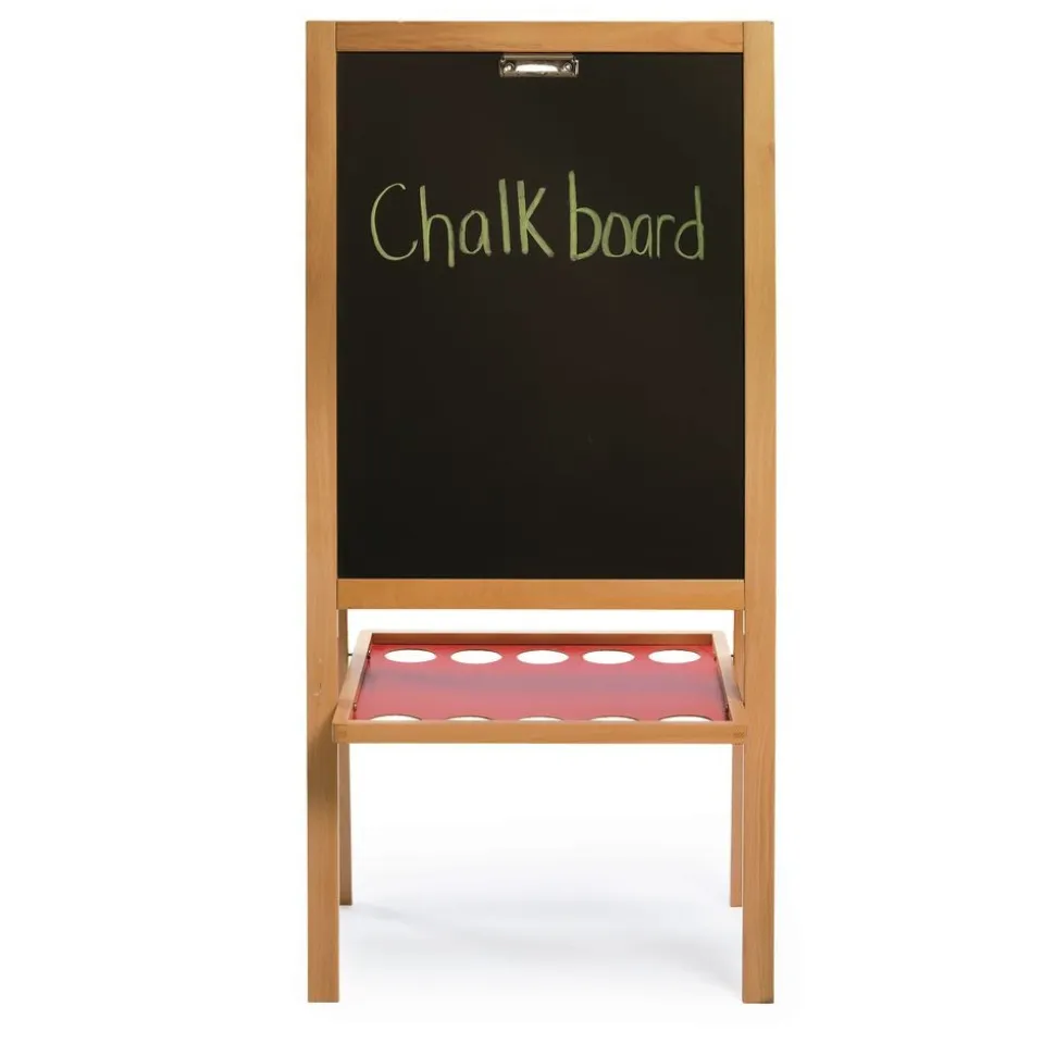 Colorations® Premium Free Standing Art Easel with Magnetic Dry Erase & Chalkboard