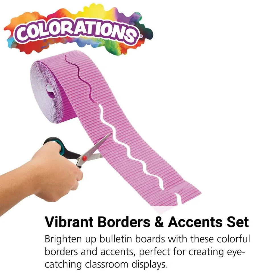 Colorations® Prima-Color™ Borders, Accent Colors - Set of 6