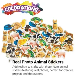 Colorations® Real Photo Animal Foam Stickers - 250 Pieces