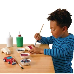 Colorations® Real Rolling Wooden Cars - Set of 12