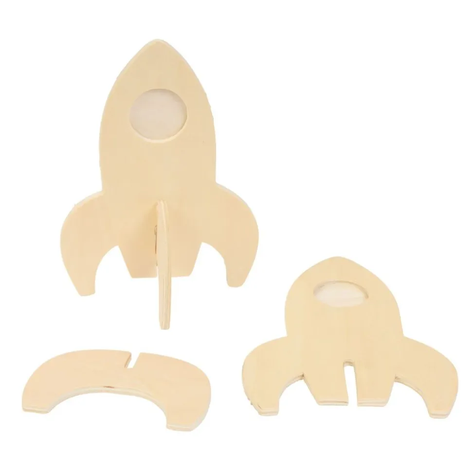 Colorations® Rocket Ship Photo Frames - Set of 12