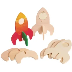 Colorations® Rocket Ship Photo Frames - Set of 12