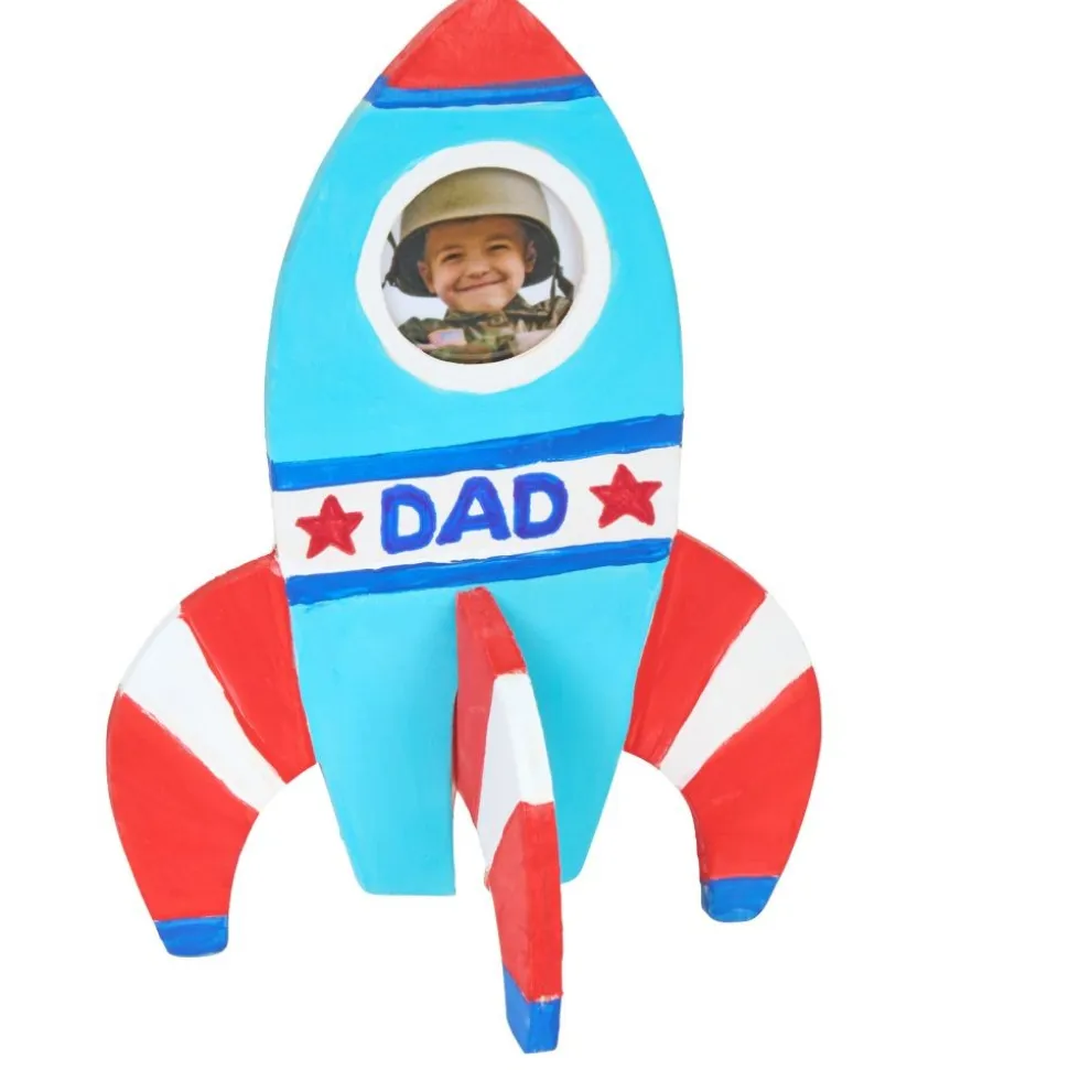 Colorations® Rocket Ship Photo Frames - Set of 12
