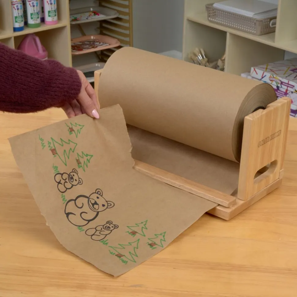 Colorations® Rubberwood Paper Roll Dispenser 12 Inches