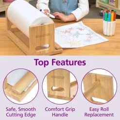 Colorations® Rubberwood Paper Roll Dispenser 12 Inches
