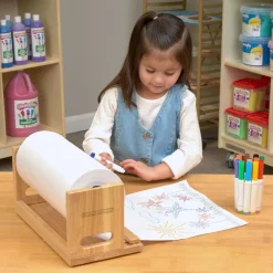 Colorations® Rubberwood Paper Roll Dispenser 12 Inches