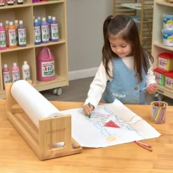 Colorations® Rubberwood Paper Roll Dispenser 18 Inches