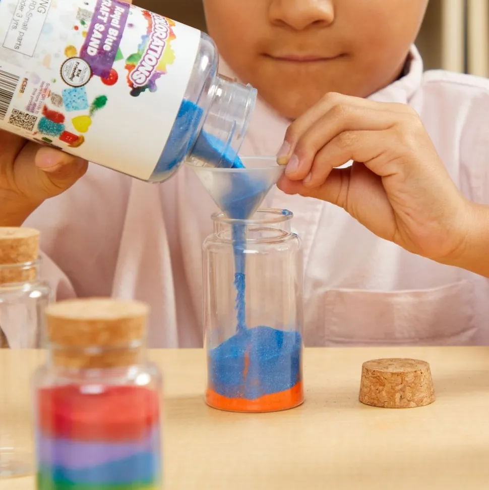 Colorations® Sand Art Kit- 36 Sand Art Bottles & 6 Craft Sand Colors