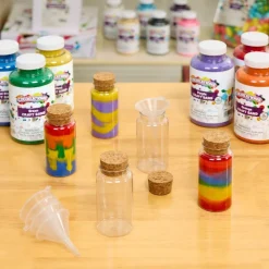 Colorations® Sand Art Kit- 36 Sand Art Bottles & 6 Craft Sand Colors
