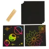 Colorations® Scratch Art Boards - 50 boards with 10 Sticks