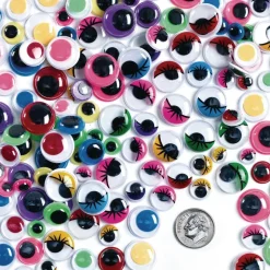 Colorations® Self Adhesive Color Wiggly Eyes - Set of 1000