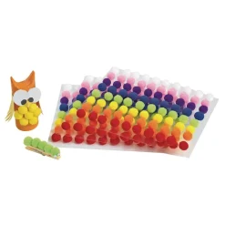 Colorations® Self-Adhesive Pom-Poms 240 Pieces