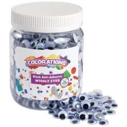 Colorations® Self-Adhesive Wiggly Eyes - 1,000 Pieces