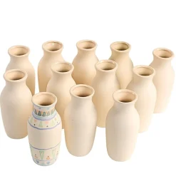 Colorations® Shamrock Ceramic Vase Art - Makes 12 Crafts