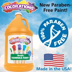 Colorations® Simply Tempera - 1 Gallon Orange
