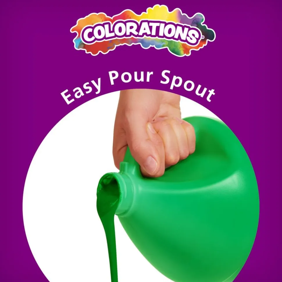 Colorations® Simply Washable Tempera Paint Gallon - 6 Colors