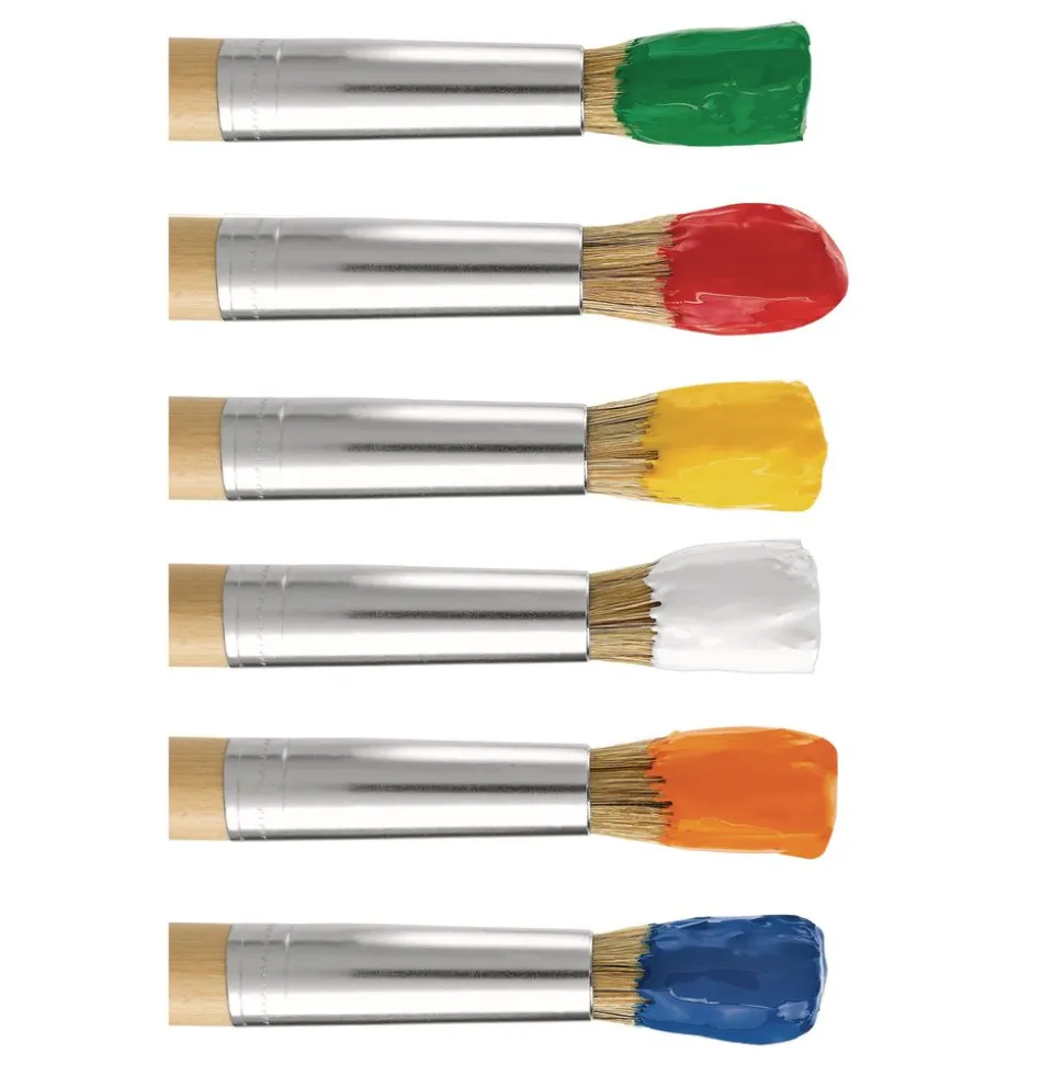 Colorations® Simply Washable Tempera Paint 8 oz. - Set of 6 Primary Colors
