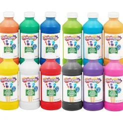 Colorations® Simply Washable Tempera 8 oz. - Set of 12