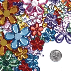 Colorations® Sparkling Flower Jewels - 300 Pieces