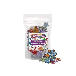 Colorations® Sparkling Flower Jewels - 300 Pieces