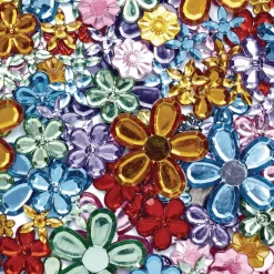 Colorations® Sparkling Flower Jewels - 300 Pieces