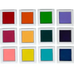 Colorations® Stamper-Perfect Washable Stamp Pads - Set of 12