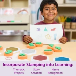 Colorations® Stampers Shapes & Numbers - Set of 26