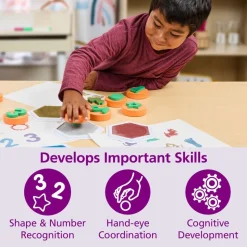 Colorations® Stampers Shapes & Numbers - Set of 26