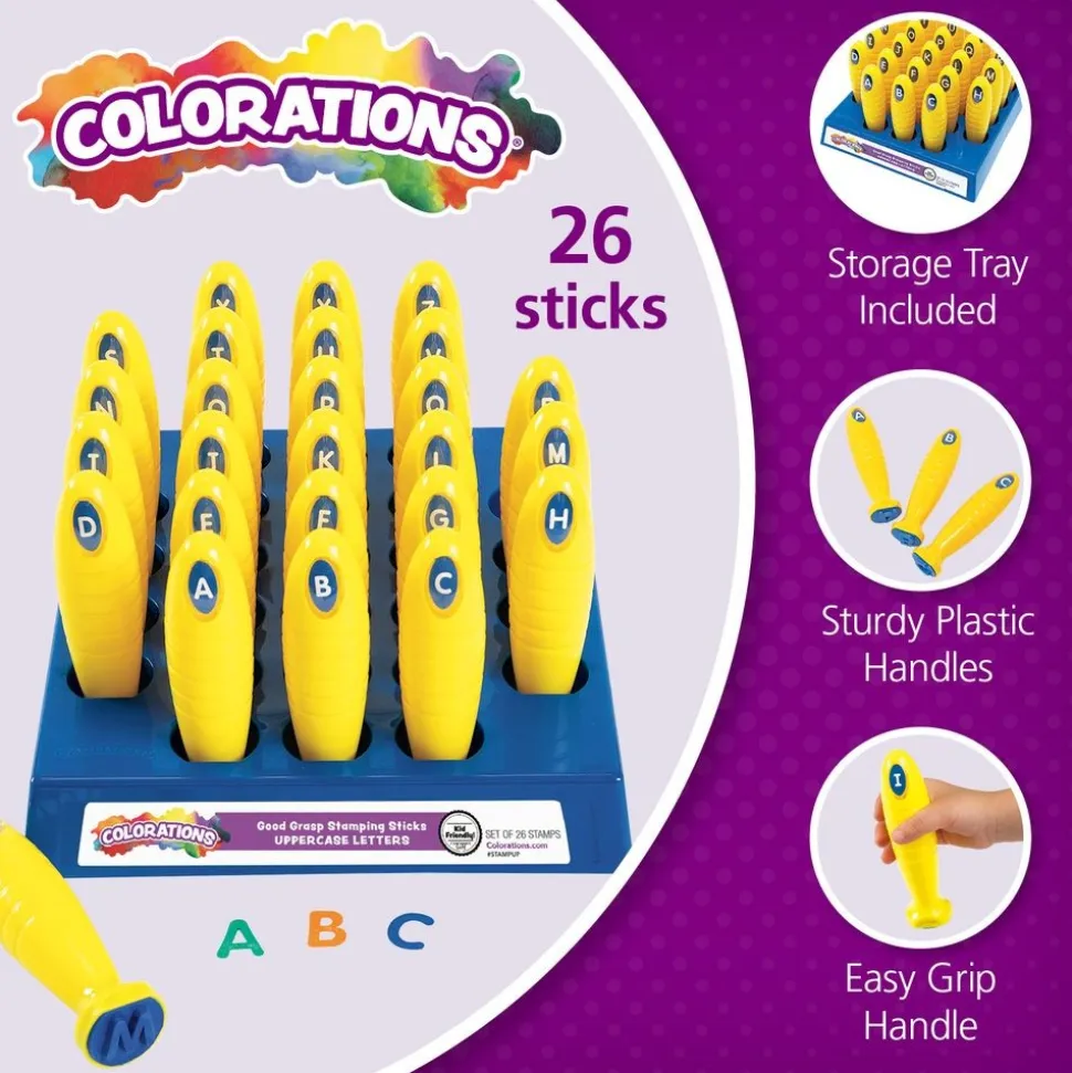 Colorations® Stamping Sticks - 72 Pieces