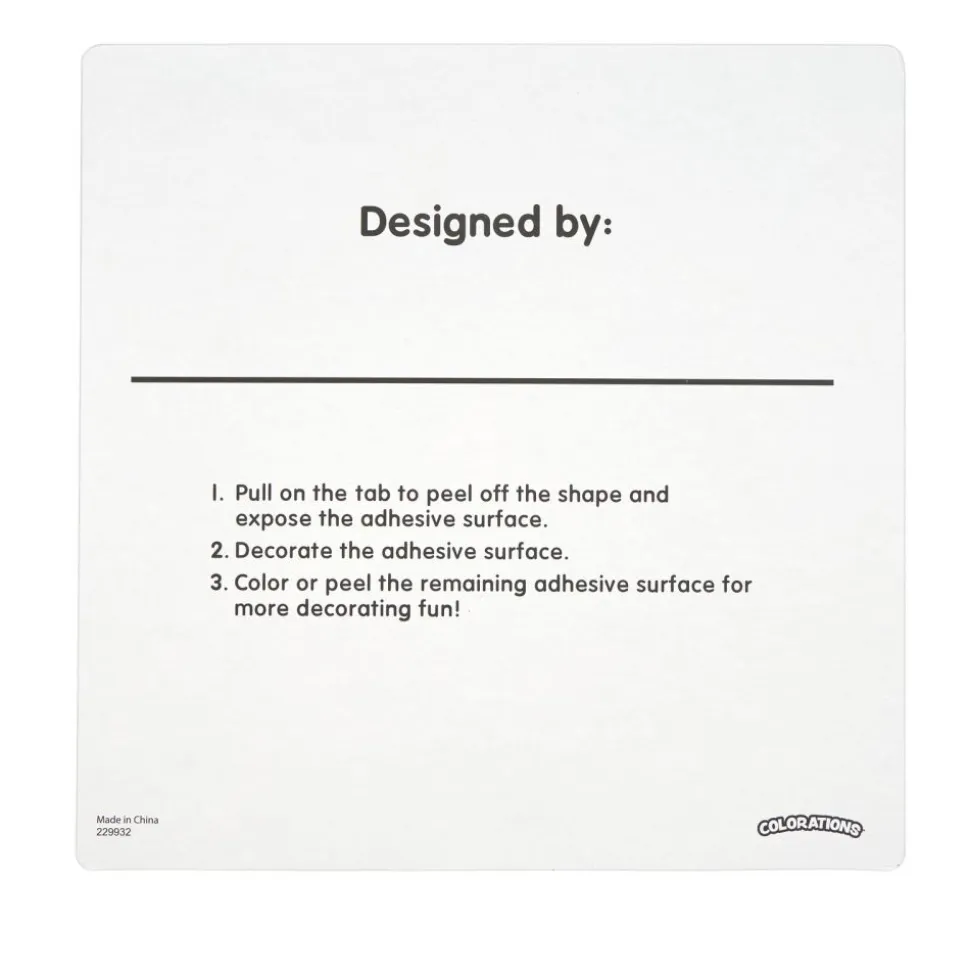 Colorations® Stick-N-Create™ Art Boards - 12 Designs