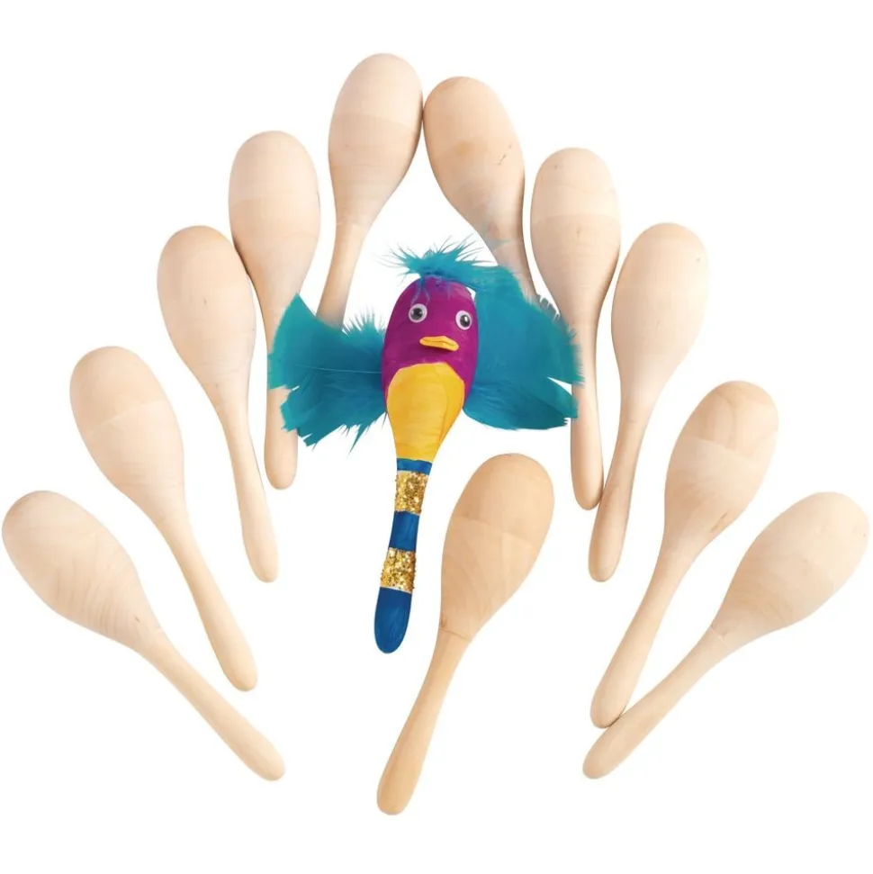 Colorations® Summer Music Makers Maraca Craft Kit - Makes 12 Crafts