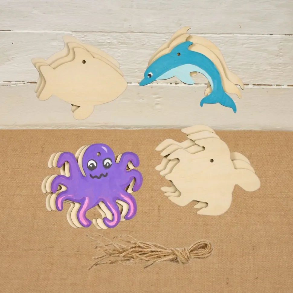 Colorations® Summer Sea Life Art Craft Kit - Makes 12 Crafts