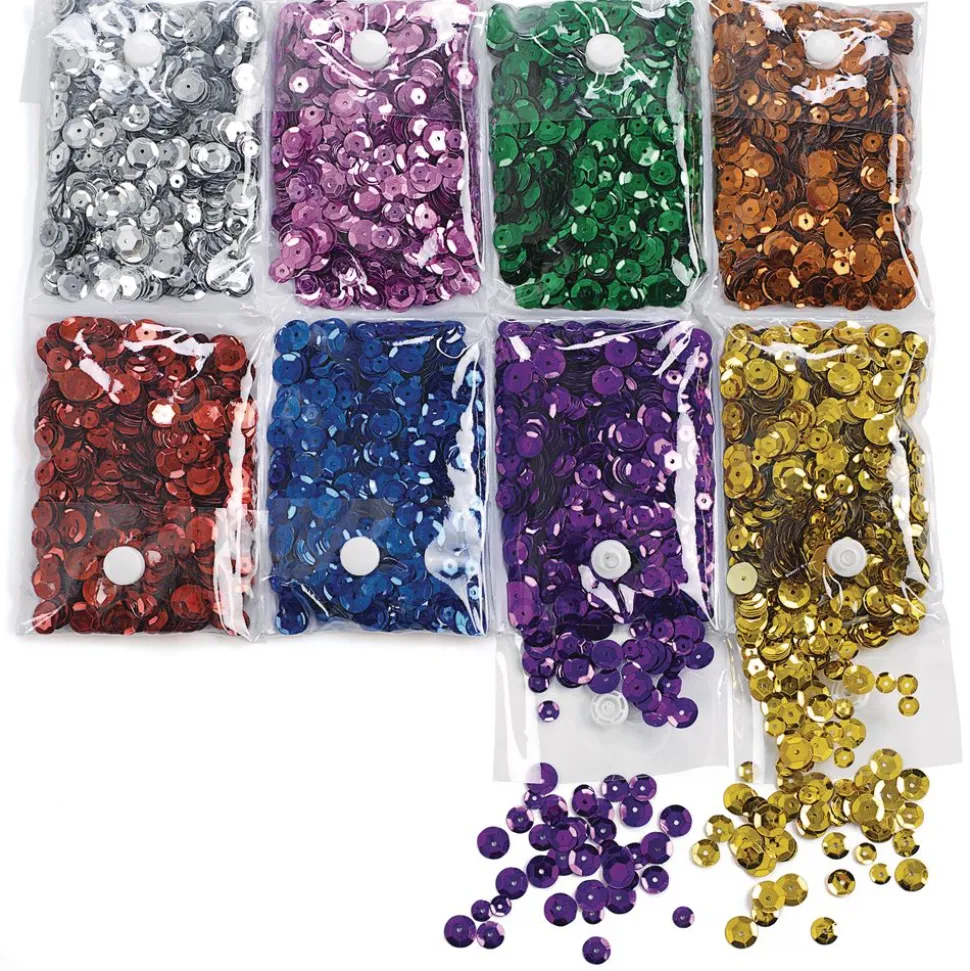 Colorations® Super Sequin 8 Pack - 1 oz. Each