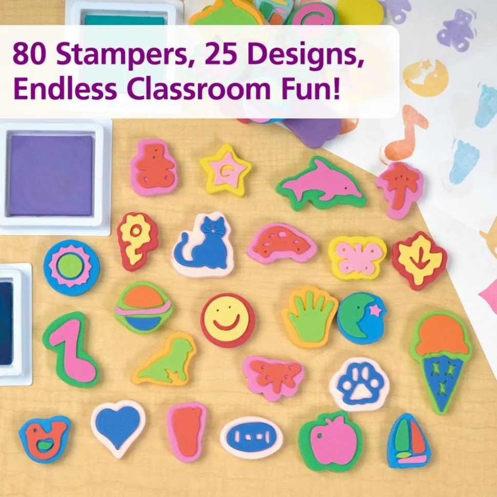 Colorations® Super Stamper Mega Pack - 80 Pieces