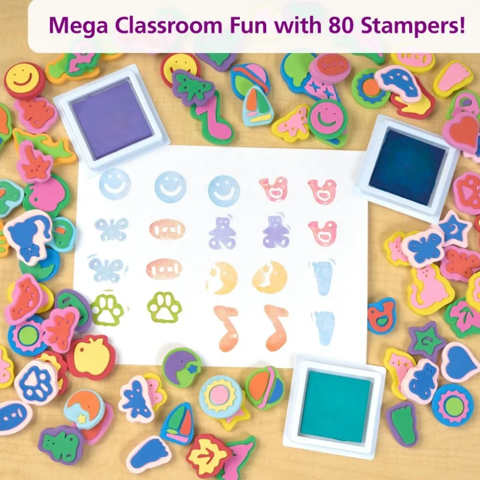 Colorations® Super Stamper Mega Pack - 80 Pieces