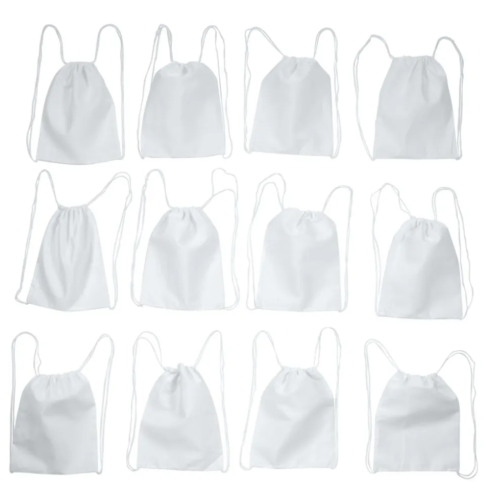 Colorations® 4th of July USA Drawstring Backpack Craft Kit - Makes 12 Crafts