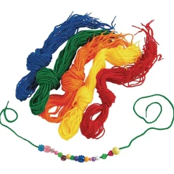Colorations® Ultra-Thin, Easy-Thread, Tipped Lacing Yarn - 100 Pieces
